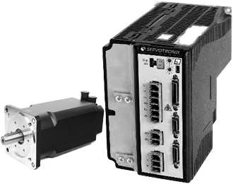 AC-Servomotor und Endstufe